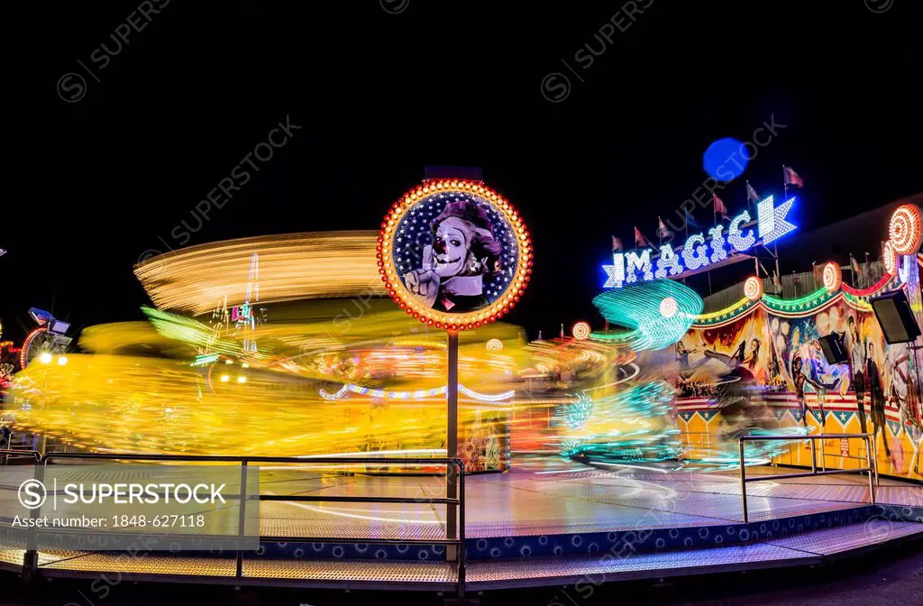 Funfair ride, Suedring amusement park, Innsbruck, Tyrol, Austria, Europe