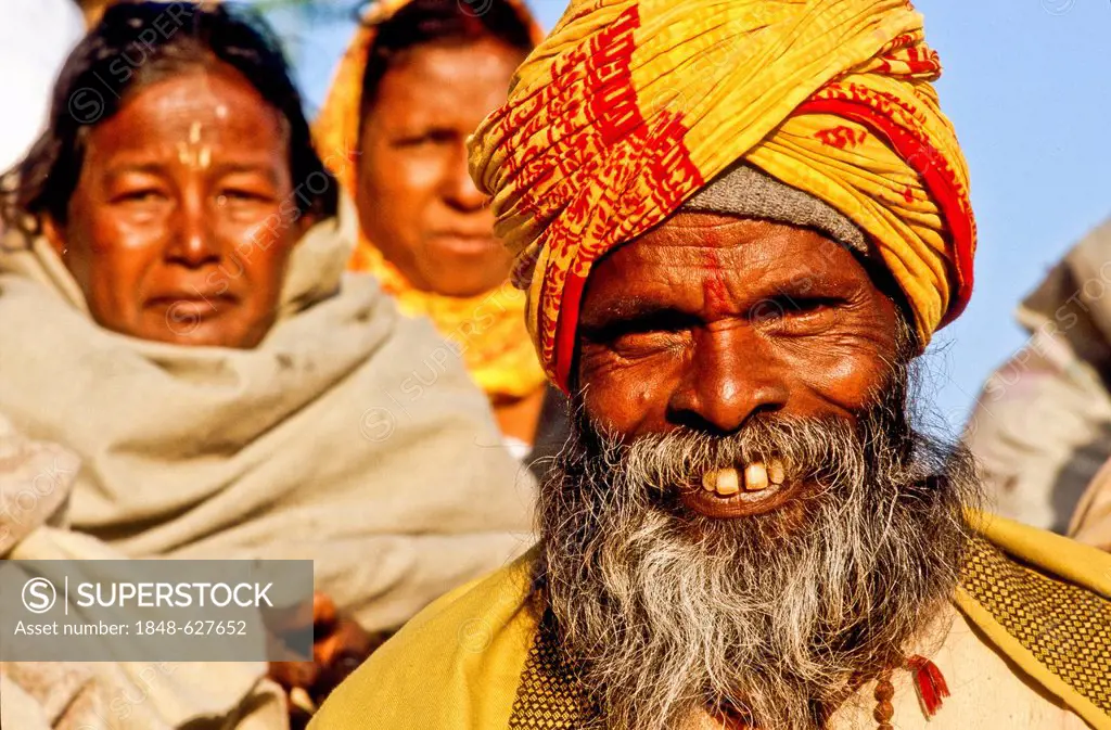 Haryana peasants on pilgrimage, Vrindaban, India, Asia