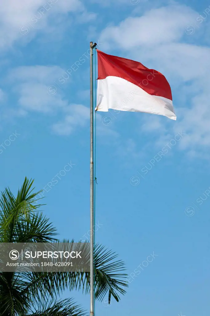 Indonesian flag, Indonesia, Asia
