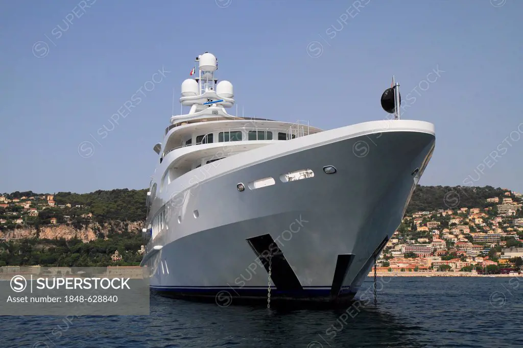 Lady Lola, a cruiser built by Oceanco, length: 62.60 meters, built in 2002, French Riviera, France, Mediterranean Sea, Europe