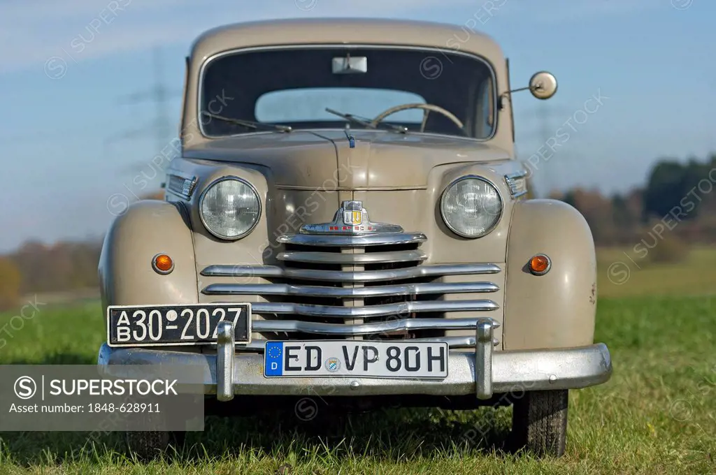 Vintage Opel Olympia, built in c. 1950, PublicGround