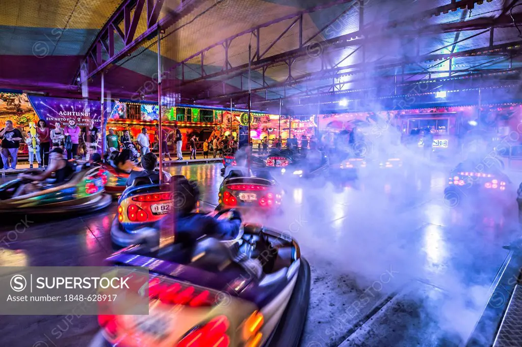 Autodrom bumper cars, Suedring amusement park, Innsbruck, Tyrol, Austria, Europe