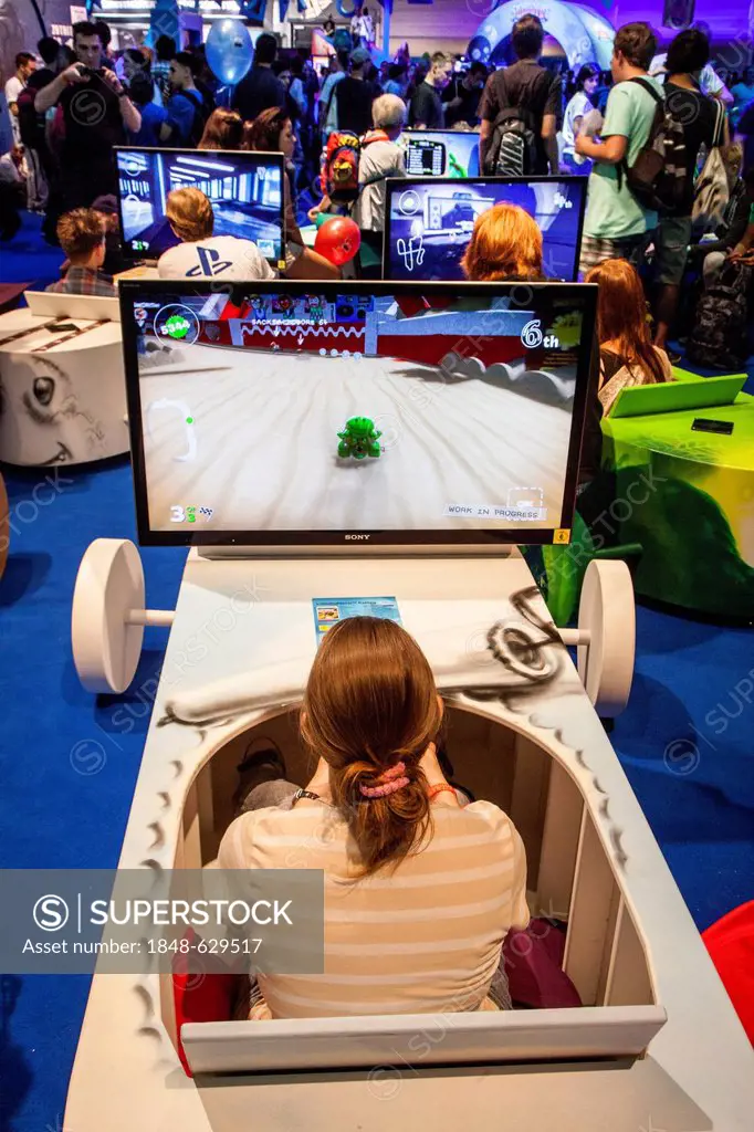 Gamescom, the world's largest trade fair for interactive consumer electronics, video games and computer games, Cologne, North Rhine-Westphalia, German...