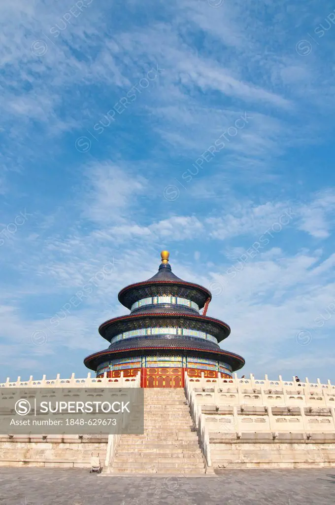 Hall of Prayer for Good Harvests, Temple of Heaven, UNESCO World Heritage Site, Bejing, China, Asia