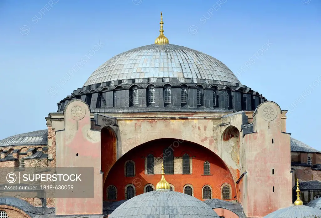 Hagia Sophia, Ayasofya, UNESCO World Heritage Site, Istanbul, Turkey, Europe, PublicGround