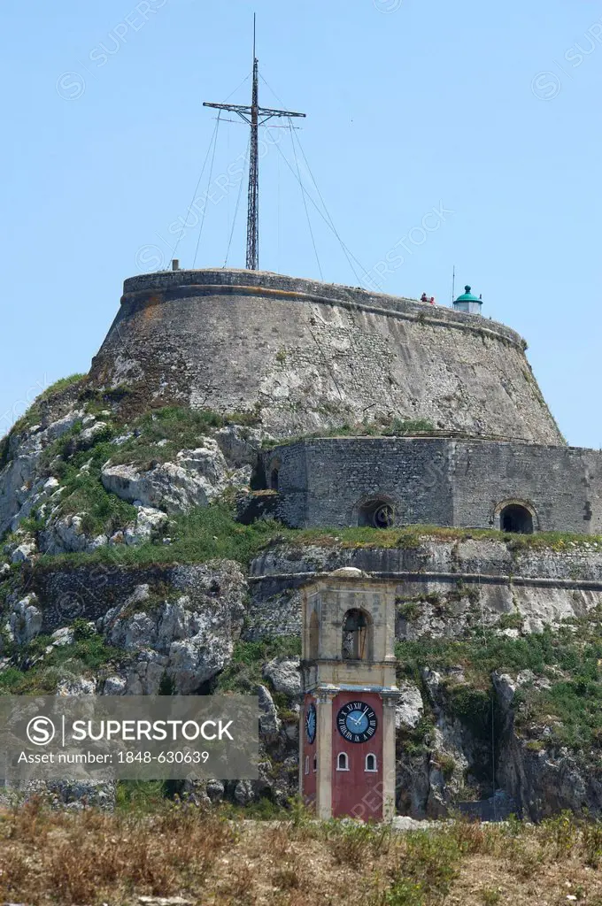 Old Fortress, Corfu Town, Kerkyra, Corfu, Ionian Islands, Greece, Europe
