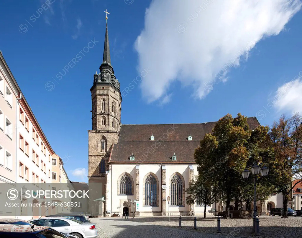 St. Peter's Church, Bautzen, Budysin, Lusatia, Upper Lusatia, Saxony, Germany, Europe, PublicGround