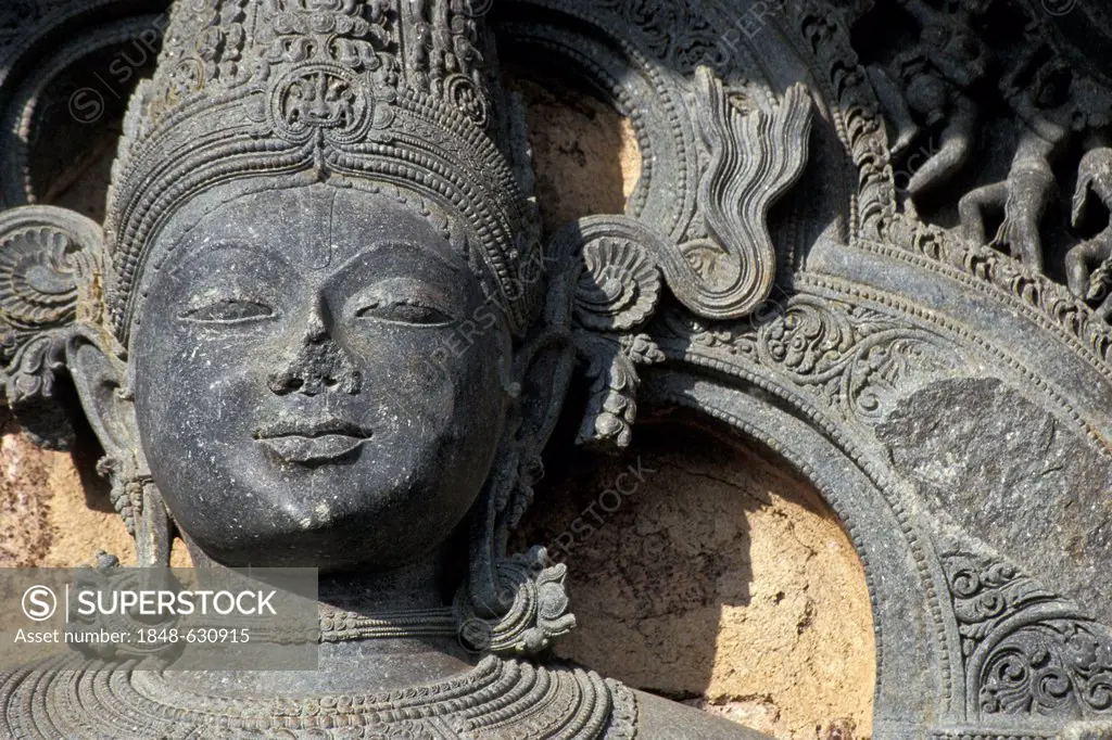 Statue of the Vedic Sun God Surya, 13th Century, Hindu Temple, Surya or Sun Temple, UNESCO World Heritage Site, Konarak or Konark, Orissa, East India,...