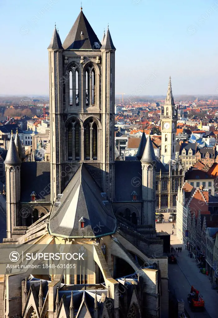 Saint Nicholas' Church, Sint-Niklaaskerk church, historic district, Ghent, East Flanders, Belgium, Europe