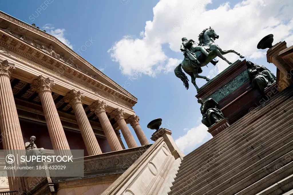 Alte Nationalgalerie, Old National Gallery, Museum Island, Mitte district, Berlin, Germany, Europe