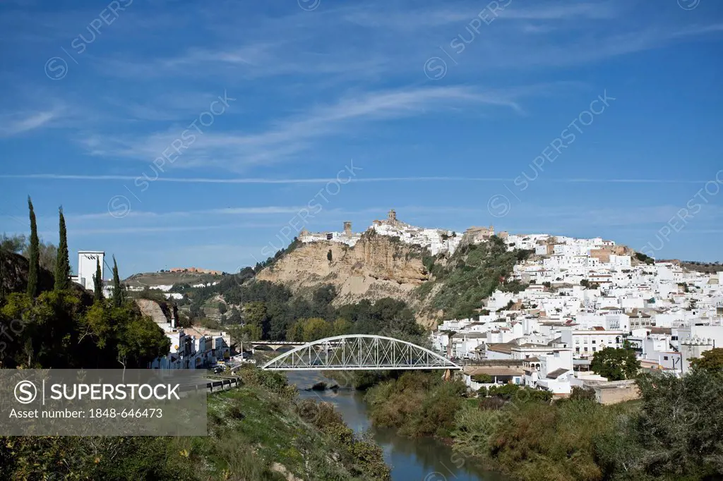 Arcos de la Frontera, Pueblo Blanco, Costa de la Luz, Andalusia, Spain, Europe