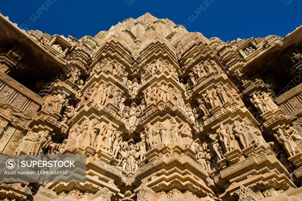 Lakshmana Temple, Khajuraho Group of Monuments, UNESCO World Heritage Site, Madhya Pradesh, India, Asia