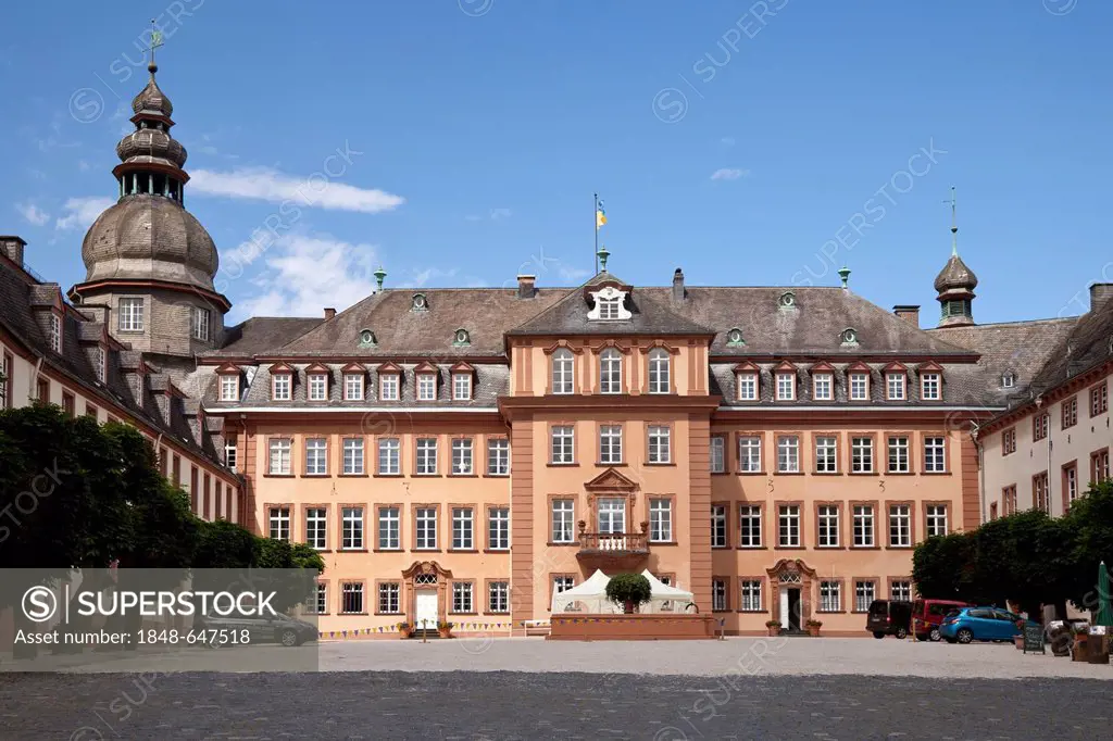 Schloss Berleburg Castle, Bad Berleburg, Wittgensteiner Land district, Sauerland region, North Rhine-Westphalia, Germany, Europe
