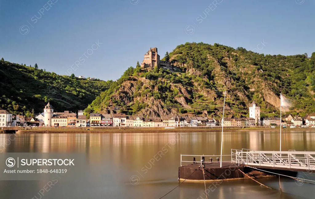 Sankt Goarshausen, UNESCO World Heritate Site, Upper Middle Rhine Valley, Rhineland-Palatinate, Germany, Europe