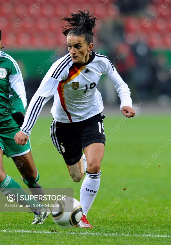 Fatmire Bajramaj, women's international football match, Germany - Nigeria 8:0, BayArena, Leverkusen, North Rhine-Westphalia, Germany, Europe