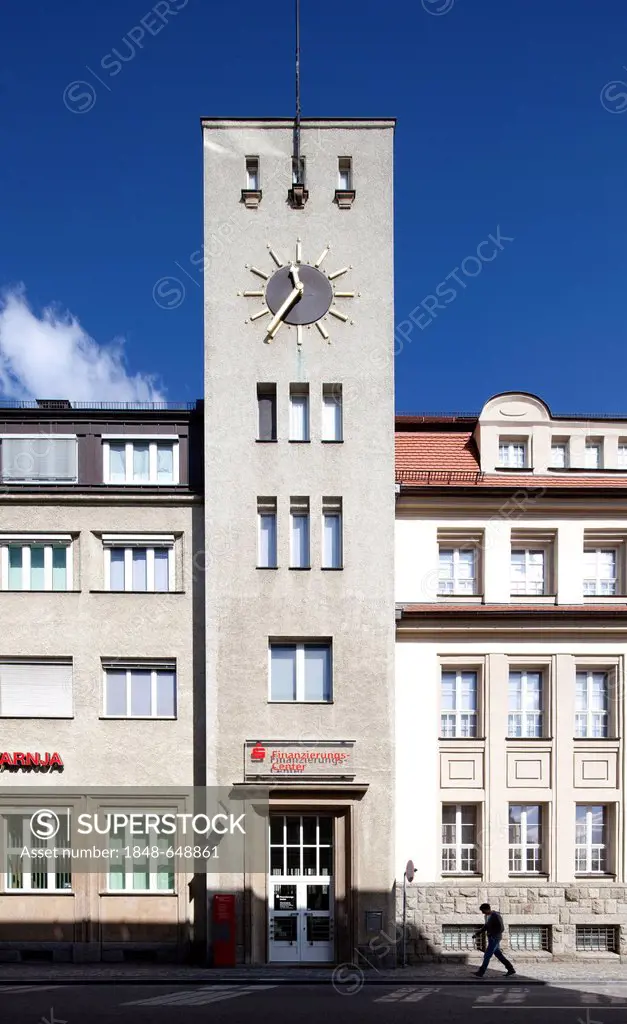 Regional Museum of Saxon Lusatia, City Museum, extension with a clock tower, Bautzen, Budysin, Lusatia, Upper Lusatia, Saxony, Germany, Europe, Public...