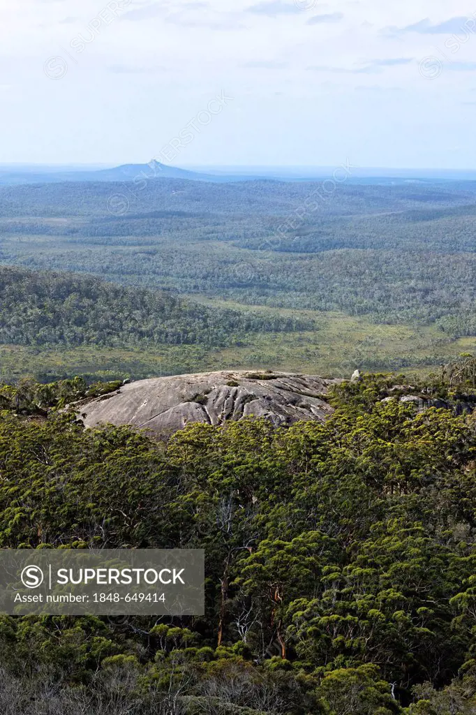 Granite rock, Mount Franklin National Park, Southwest Australia