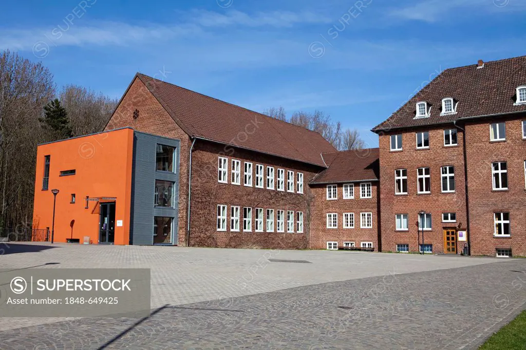 Salesian center, Haus Overbach grammar school in Juelich-Barmen, Juelich, North Rhine-Westphalia, Germany, Europe