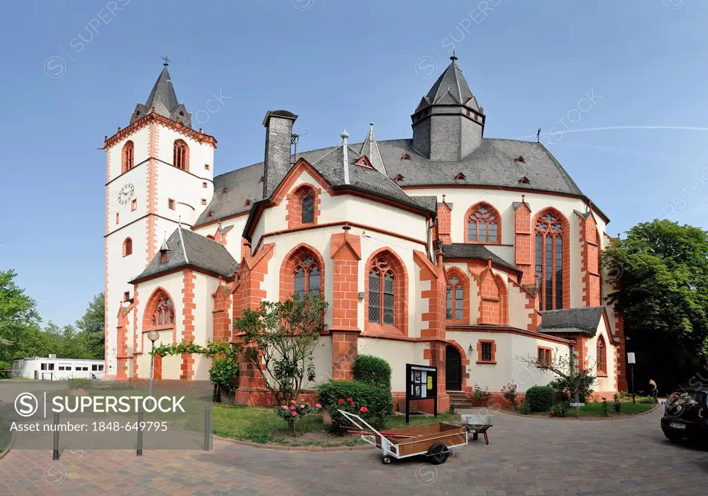 Catholic Parish church of St. Martin, Bingen, Upper Middle Rhine Valley, a Unesco World Heritage Site, Rhineland-Palatinate, Germany, Europe