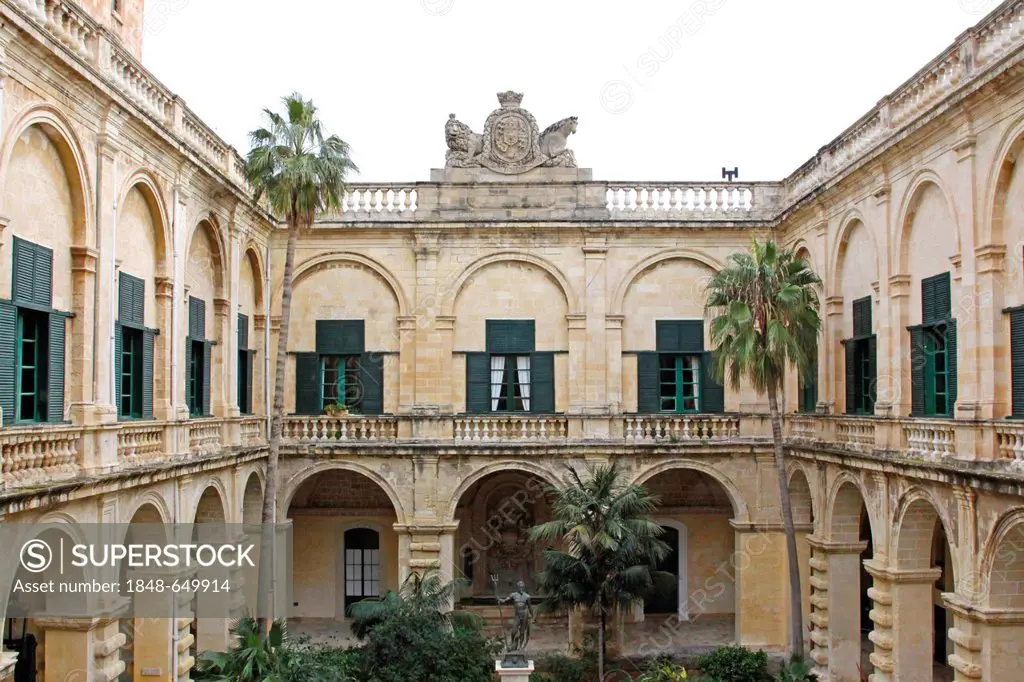 Grandmaster's Palace, UNESCO World Heritage Site, Valletta, Malta, Europe
