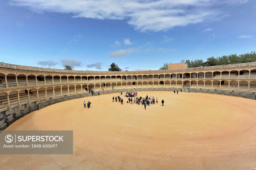 Bullring of Ronda, Plaza de Toros, Ronda, Malaga province, Andalusia, Spain, Europe