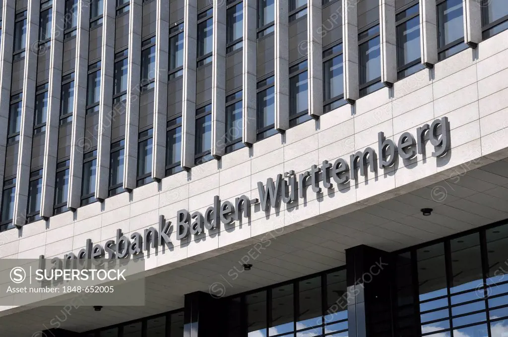 Headquarters of the Landesbank Baden-Wuerttemberg, Stuttgart, Baden-Wuerttemberg, Germany, Europe
