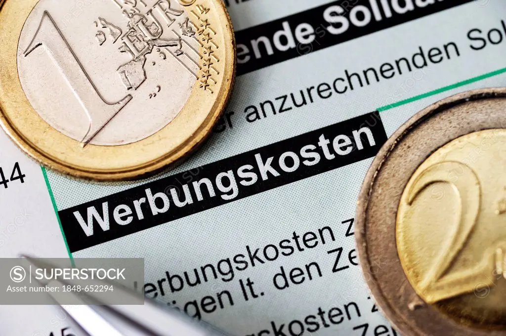 Werbungskosten, expenses on a German tax return