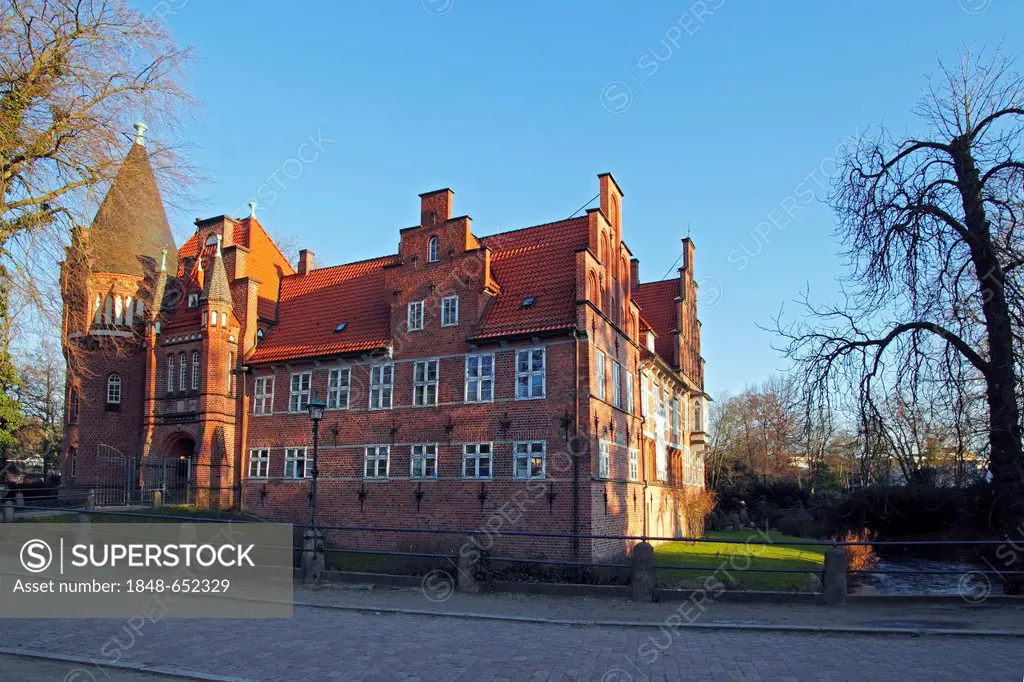 Historic Schloss Bergedorf castle, Bergedorf, Hamburg, Germany, Europe