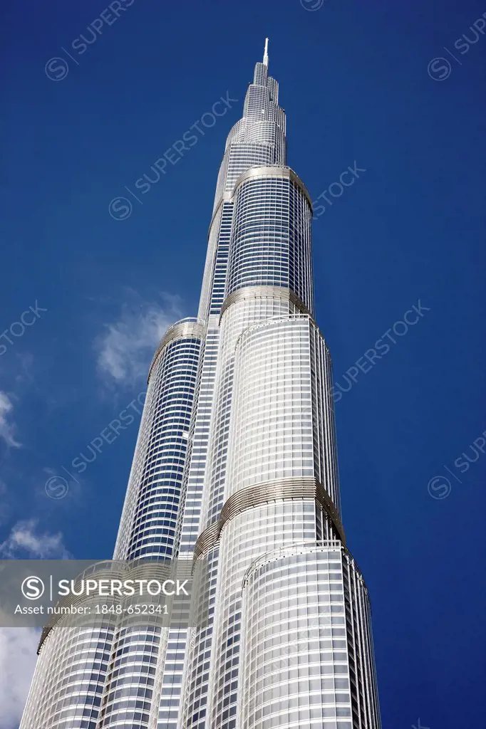 Burj Khalifa, the tallest building in the world, Dubai, United Arab Emirates, Middle East
