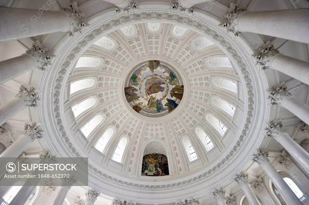 Dome of St. Blaise's Cathedral, St Blasien, Black Forest, Baden-Wuerttemberg, Germany, Europe