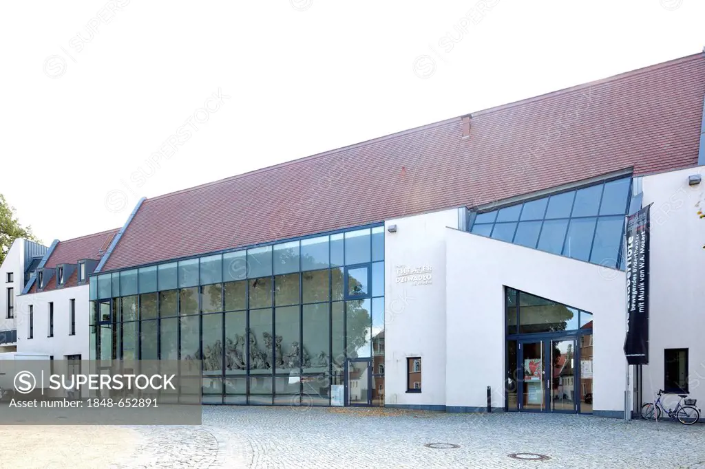 Burgtheater theatre, Bautzen, Budysin, Upper Lusatia, Lusatia, Saxony, Germany, Europe, PublicGround