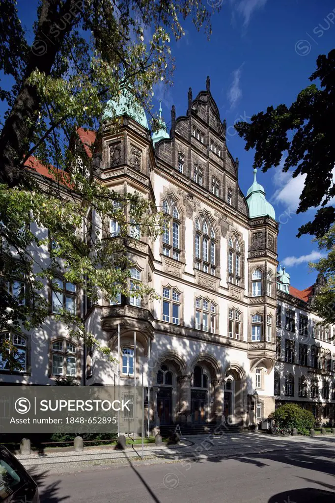 Regional Court and District Court, Bautzen, Budysin, Upper Lusatia, Lusatia, Saxony, Germany, Europe, PublicGround