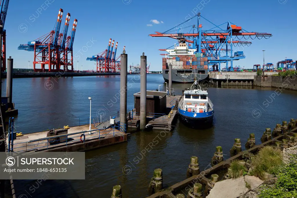 Walter Hofer Port, Burchardkai, Hamburg, Germany, Europe