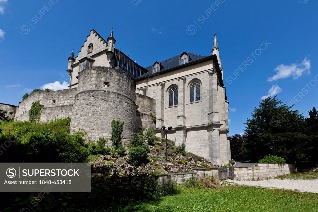 Schloss Callenberg palace, hunting lodge and summer residence of the Dukes of Saxe-Coburg and Gotha, Coburg, Upper Franconia, Bavaria, Germany, Europe