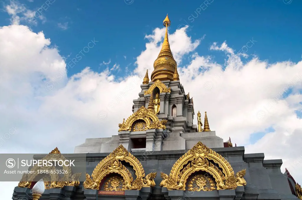 Phra Boromathat Chedi, pagoda, Santikhiri or Mae Salong area, Chiang Rai province, northern Thailand, Thailand, Asia