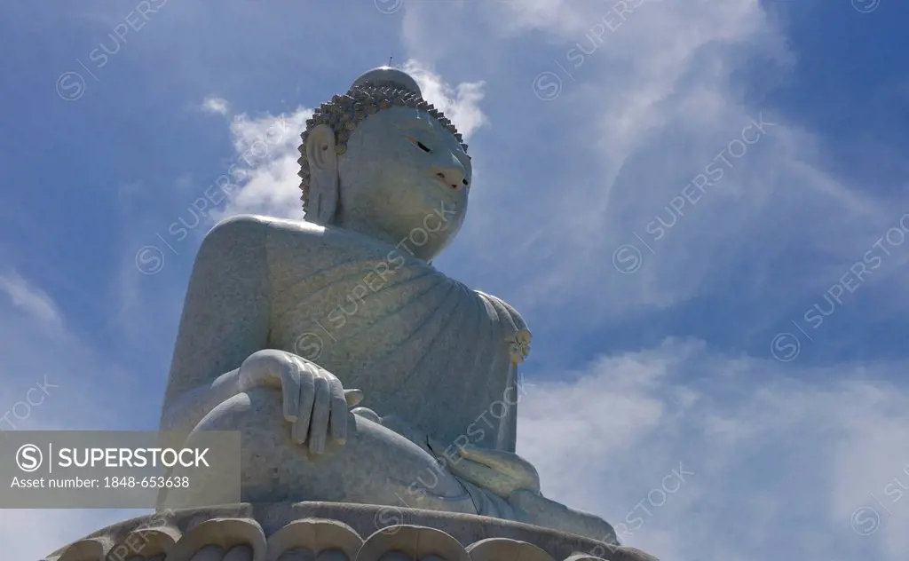 Buddha statue, Big Buddha of Phuket, the world's largest Buddha statue, Ban Kata, Phuket Island, Thailand, Asia