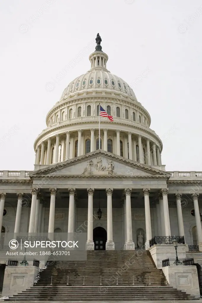 The Capitol in Washington DC, USA, America