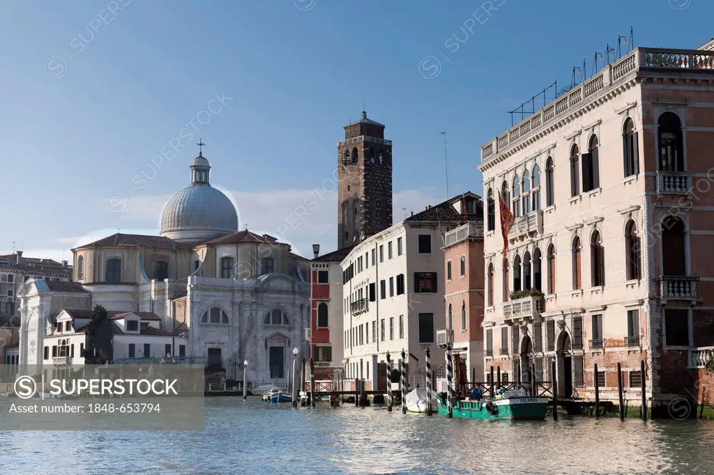 Church of San Geramia, Canal Grande, Venice, Veneto, Italy, Southern Europe