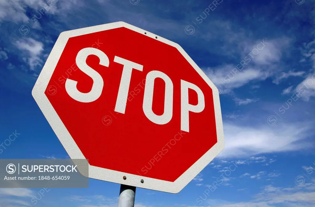 Stop sign, traffic sign