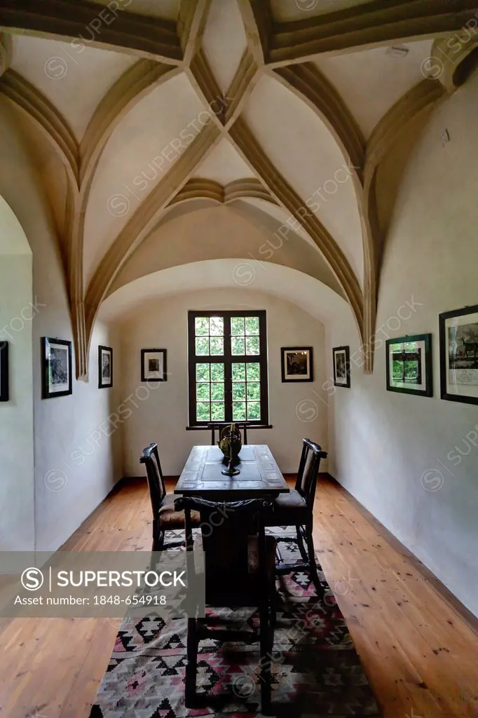 Burg Lauenstein castle, Lauenstein district, Ludwigsstadt, Kronach county, Upper Franconia, Bavaria, Germany, Europe