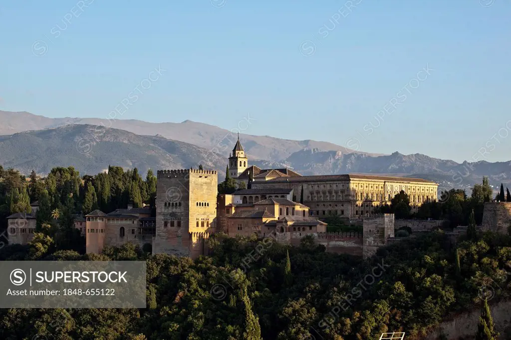 Alhambra, city of Granada, Andalusia, Spain, Europe