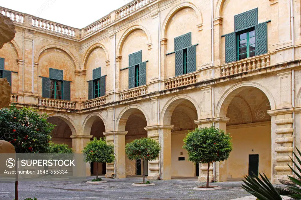 Grandmaster's Palace, UNESCO World Heritage Site, Valletta, Malta, Europe