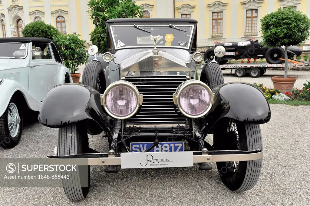 Rolls-Royce Silver Ghost, classic car, built in 1926, Retro Classics meets Barock 2012 classic car meeting, Ludwigsburg, Baden-Wuerttemberg, Germany, ...