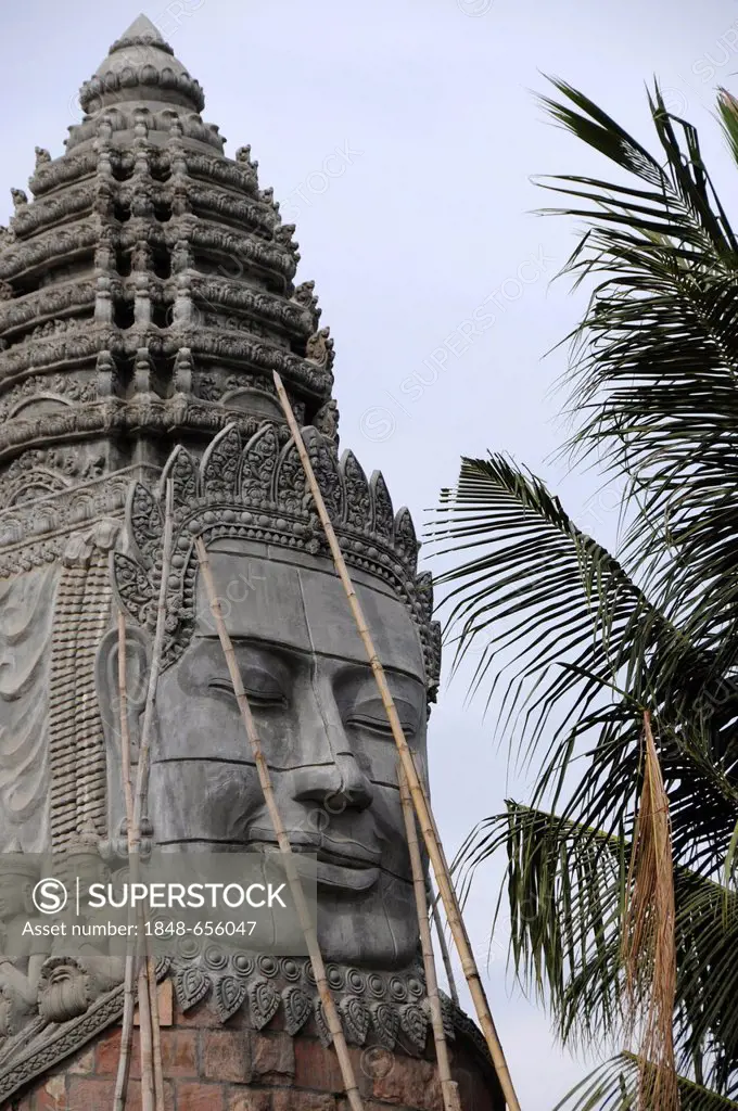 New Temple, Battambang, Cambodia, Asia