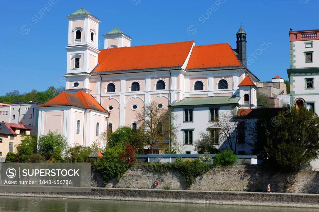 St. Michael's Church, Passau, Lower Bavaria, Bavaria, Germany, Europe