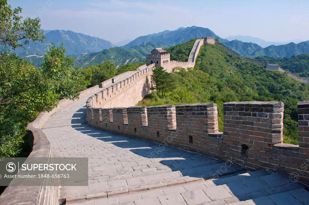 The Great Wall of China at Badaling, China, Asia