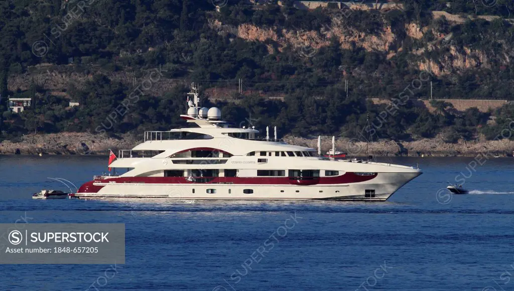 Quinta Essentia, a cruiser built by Heesen Yachts, length: 55 meters, built in 2011, French Riviera, France, Europe