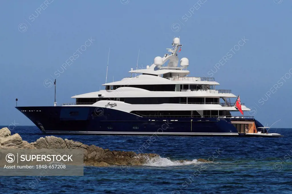 Amaryllis, a cruiser built by Abeking & Rasmussen, length: 78.43 meters, built in 2011, French Riviera, France, Europe