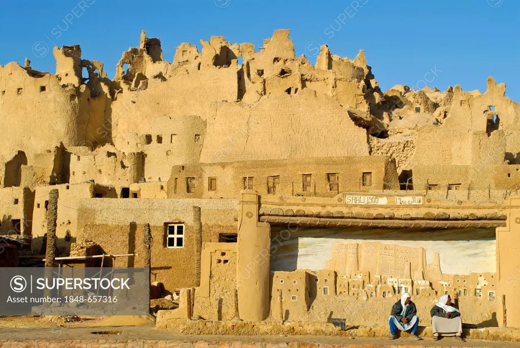 Ruined city of Siwa, Egypt, Africa