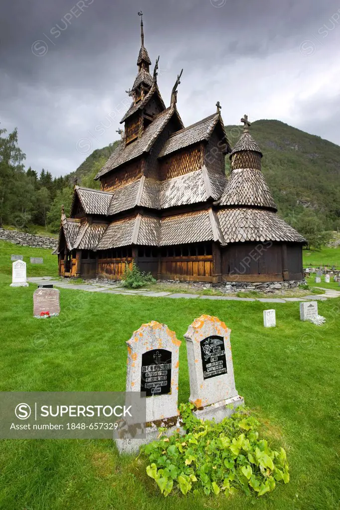 Borgund Stave Church, Norway, Scandinavia, Europe